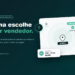 Diagrama com pin do cliente no centro, 4 revendedores ao redor e 1 destacado em verde Soul